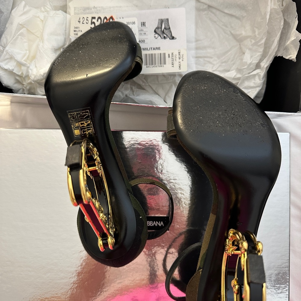 Dolce & Gabbana Military Heels 40 - Picture 6 of 7